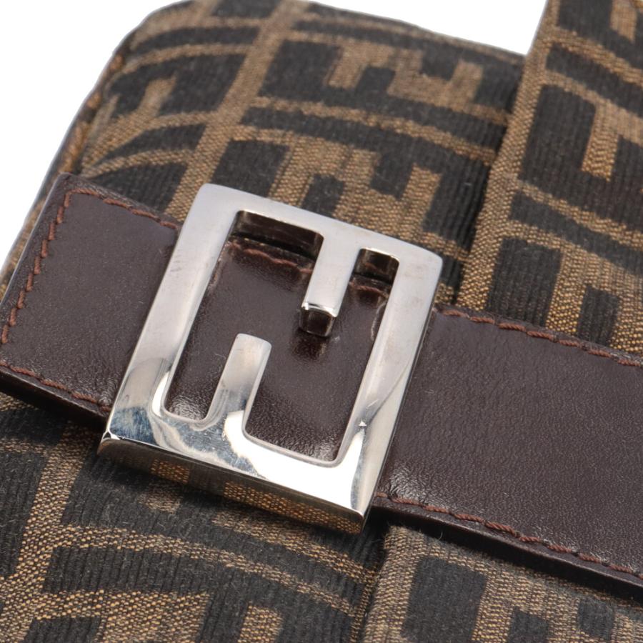 FENDI フェンディ マンマバケット ズッカ ハンドバッグ キャンバス  
