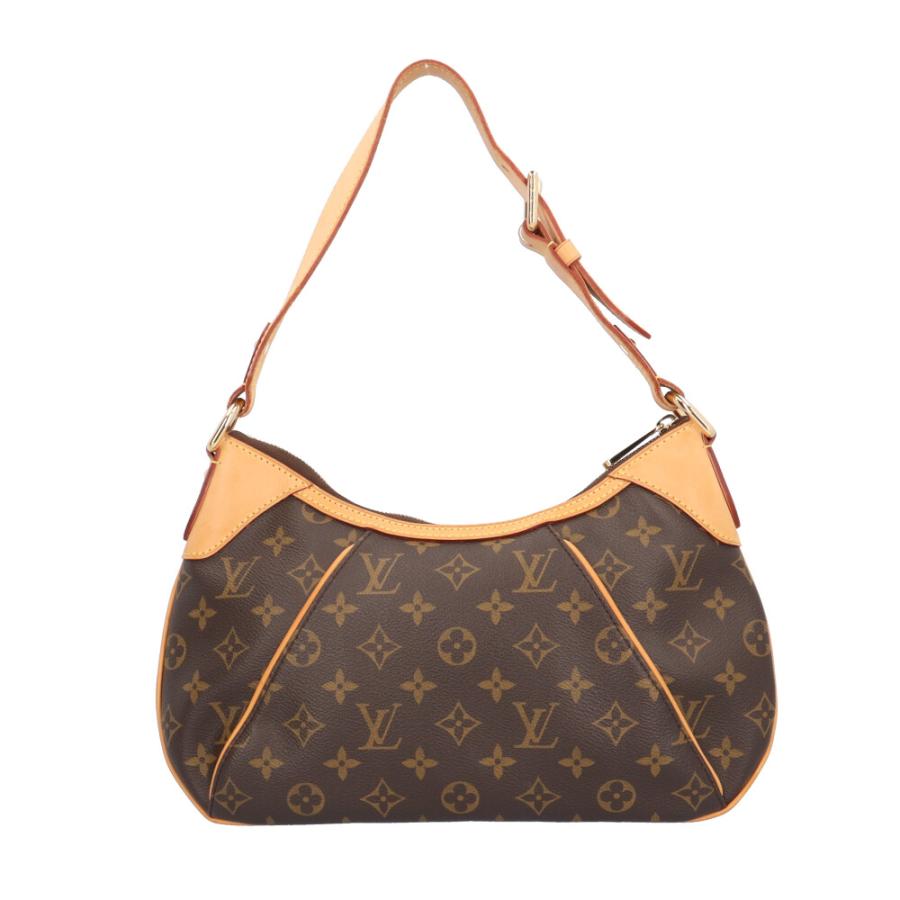 【美品】ルイヴィトン　テムズPM ショルダーバッグ　　　ブラウン　レザー LOUIS VUITTON（ルイ・ヴィトン） テムズPM モノグラム ショルダー