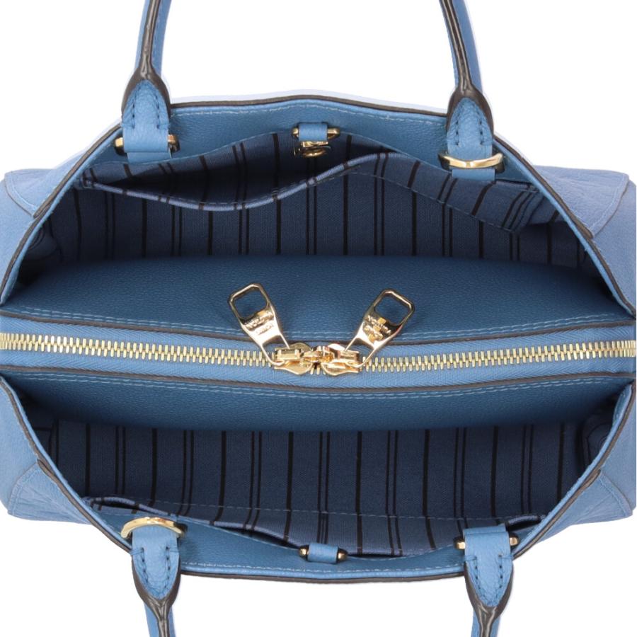 ルイヴィトン モンテーニュBB モノグラムアンプラント ショルダーバッグ モノグラムアンプラント M44314 ブルー レディース LOUIS VUITTON  中古 R&Kリサイクルキング LOUIS VUITTON（ルイ・ヴィトン） モンテーニュBB モノグラムアン