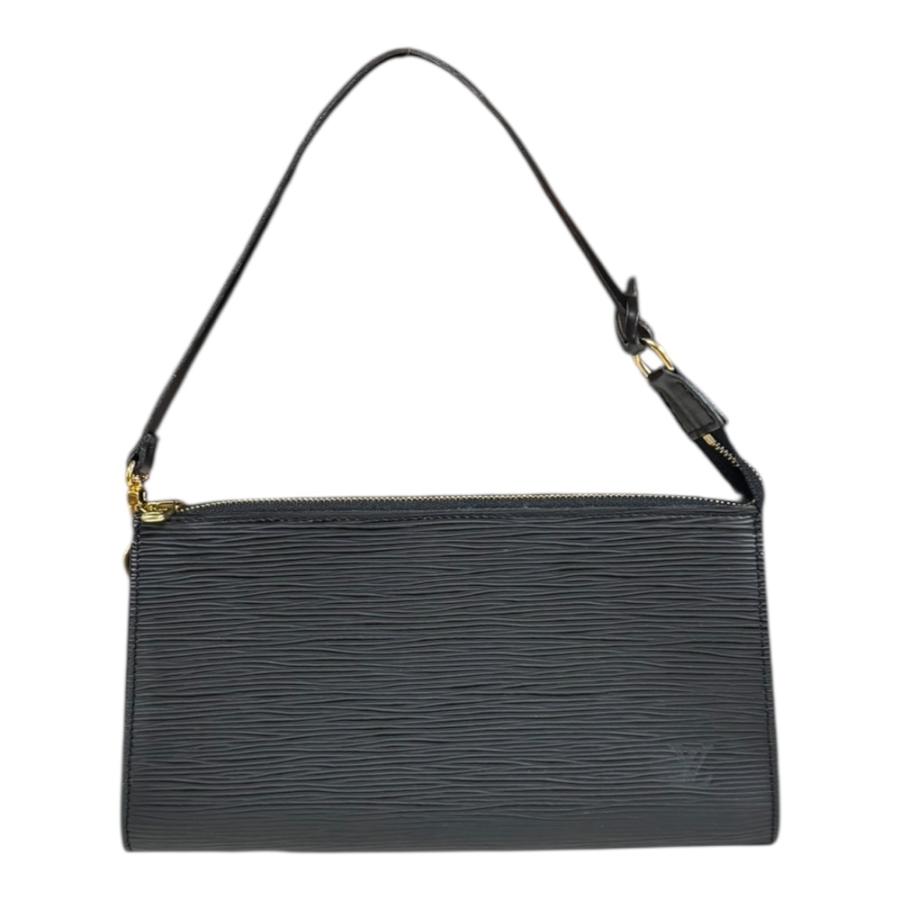 LOUIS VUITTON ポシェット・アクセソワールエピレザー 黒M52942 LOUIS VUITTON（ルイ・ヴィトン） ポシェットアクセソワール エピ