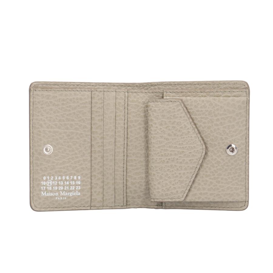 メゾンマルジェラ バイフォールドウォレット 二つ折り財布 レザー S56UI0140 レディース MaisonMargiela  中古 メゾンマルジェラ バイフォールドウォレット 二つ折り財布 レザー