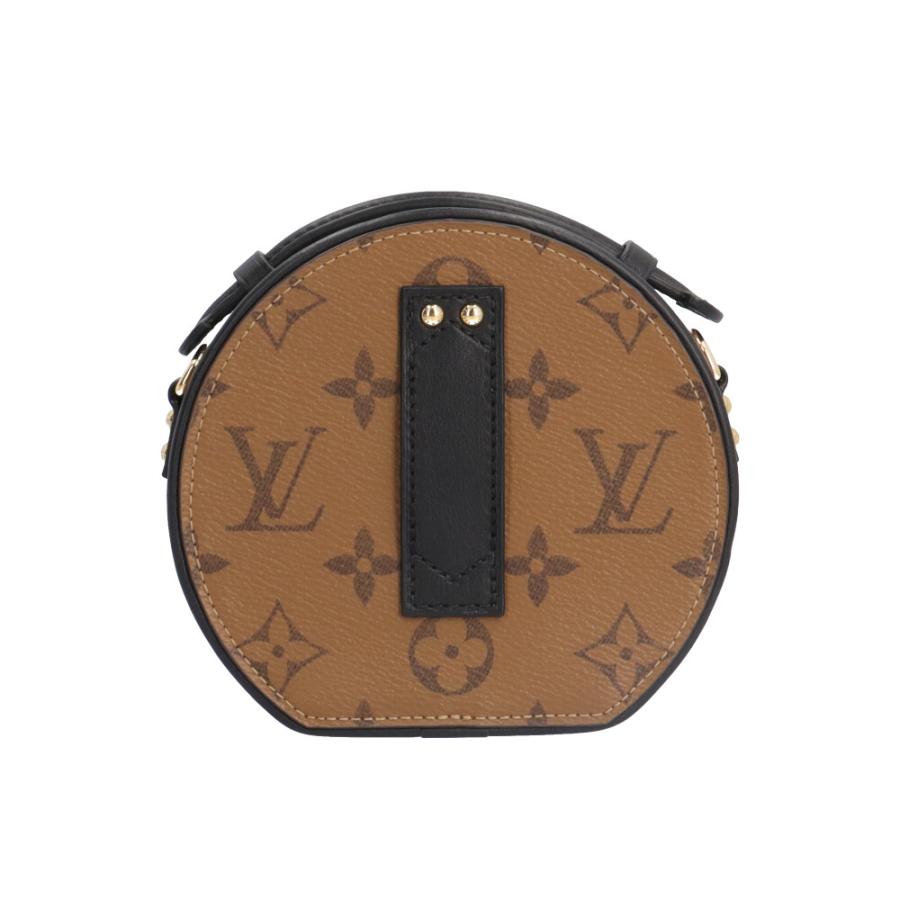 ルイヴィトン モノグラムリバース ミニボワットシャポー ショルダーバッグ RFID反応あり M68276 ブラウン【中古】 LOUIS VUITTON - ルイヴィトン モノグラムリバース ミニボワット