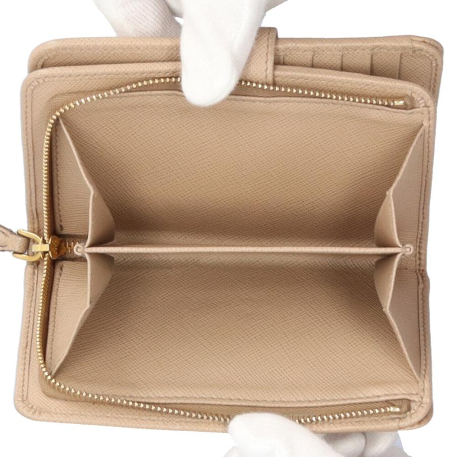 PRADA（プラダ） サフィアーノ 二つ折り財布 レザー 1ML225 レディース