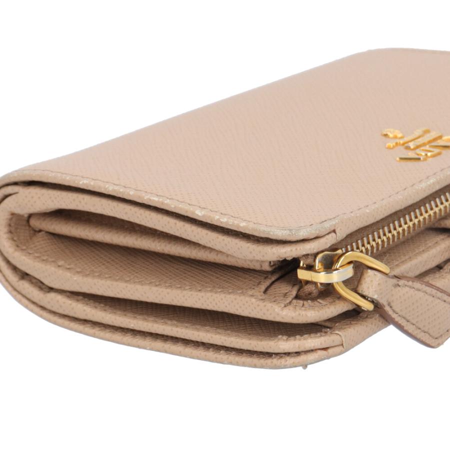 PRADA（プラダ） サフィアーノ 二つ折り財布 レザー 1ML225 レディース