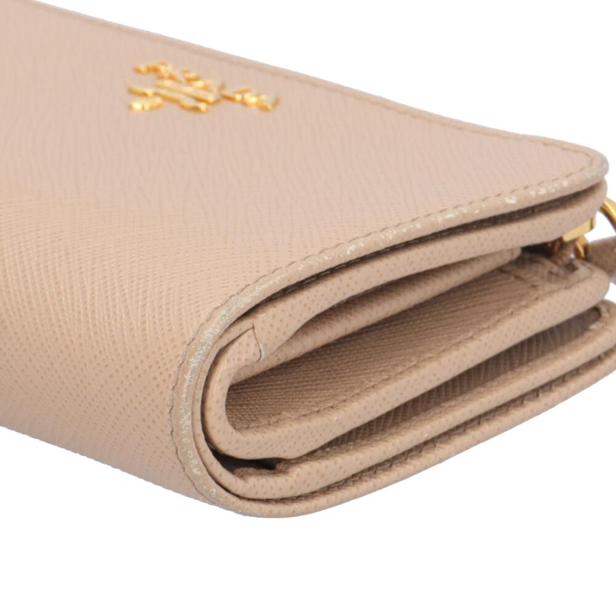 PRADA（プラダ） サフィアーノ 二つ折り財布 レザー 1ML225 レディース