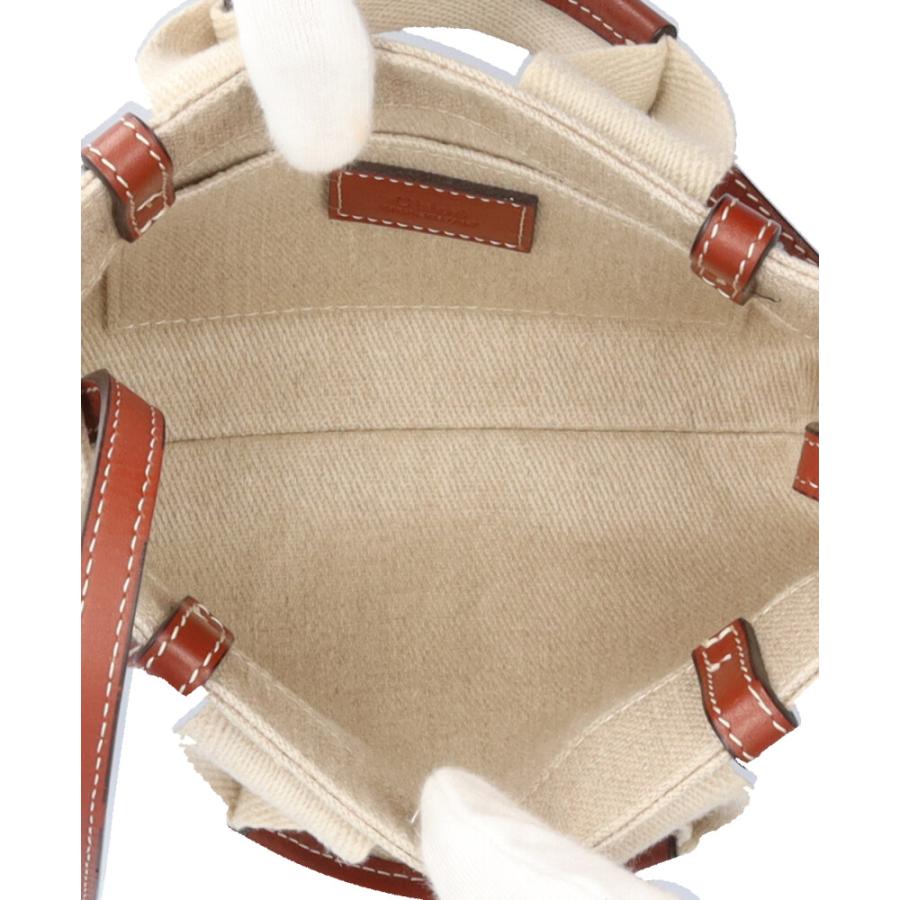Chloe（クロエ） ミニトート ウッディ ショルダーバッグ キャンバス