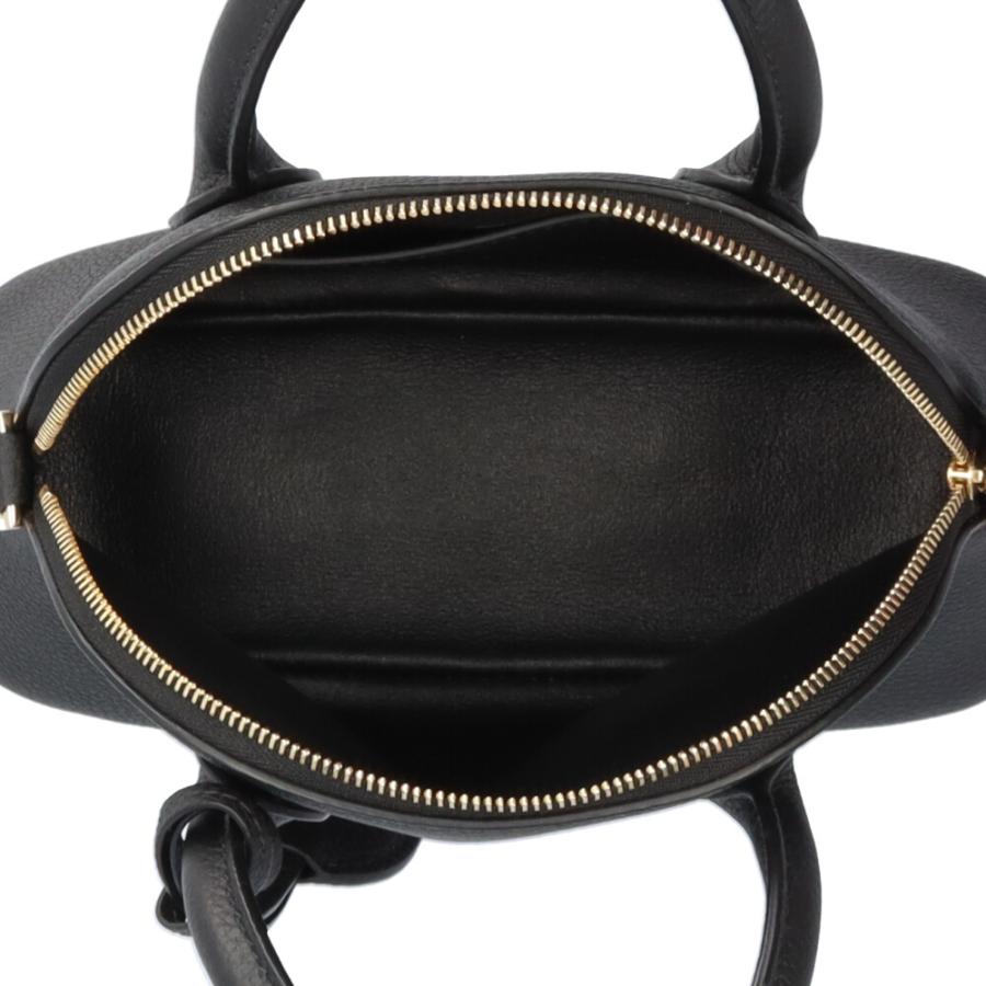 ボナベンチュラ エマバッグ22 ショルダーバッグ レザー ブラック