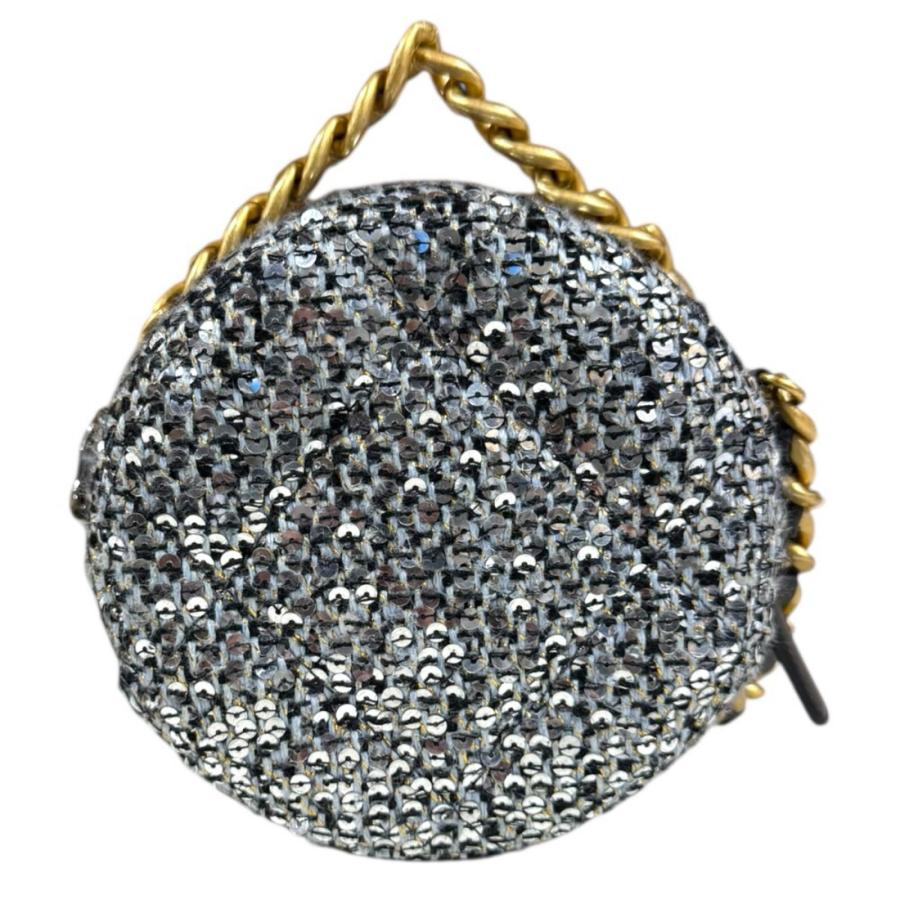 シャネル シャネル19 ショルダーバッグ スパンコール シルバー レディース CHANEL  中古 CHANEL（シャネル） シャネル19 ショルダーバッグ スパンコール