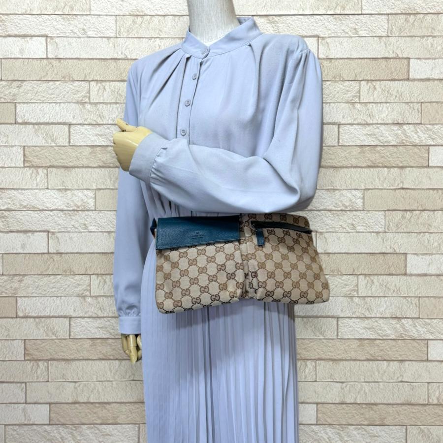 GUCCI（グッチ） GGキャンバス ウエストバッグ GGキャンバス 28566