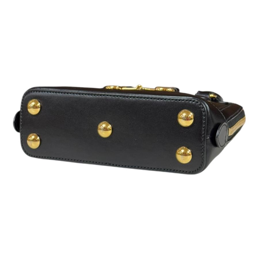 グッチ ホースビット　1955 ショルダーバッグ レザー 640716 ブラック レディース GUCCI  中古 R&Kリサイクルキング GUCCI（グッチ） ホースビット 1955 ショルダーバッグ レザー 640716