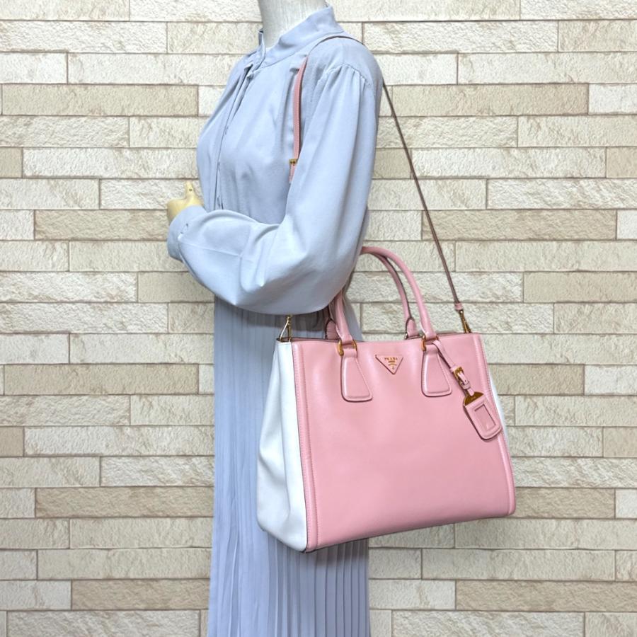 PRADA（プラダ） サフィアーノ ショルダーバッグ レザー BN2438 ピンク