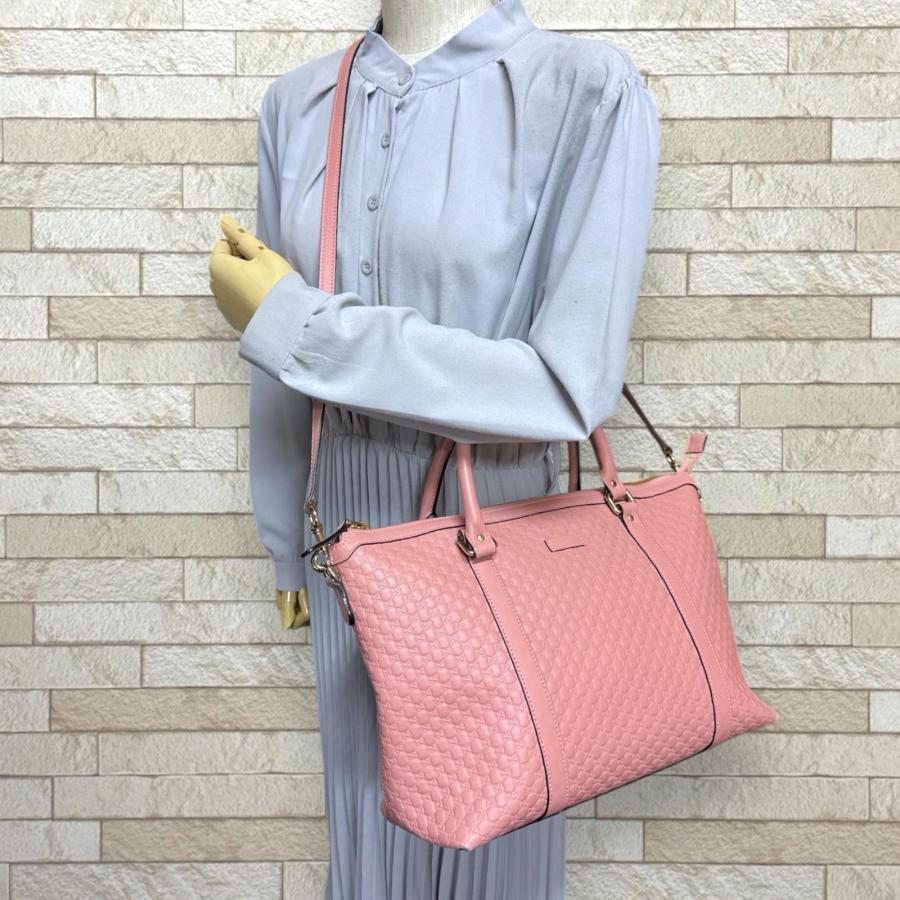 GUCCI（グッチ） マイクログッチシマ ショルダーバッグ レザー 449655