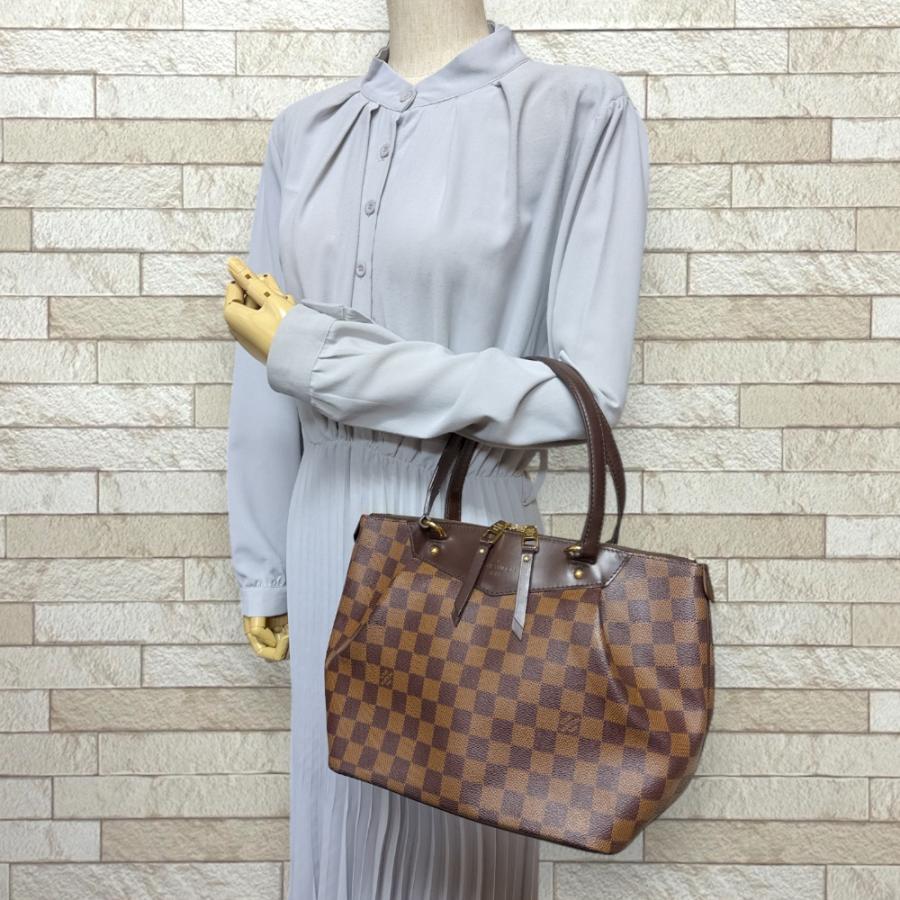 ルイヴィトン ウエストミンスターPM ダミエ ショルダーバッグ ダミエキャンバス N41102 ブラウン レディース LOUIS VUITTON  中古 LOUIS VUITTON（ルイ・ヴィトン） ウエストミンスターPM ダミエ