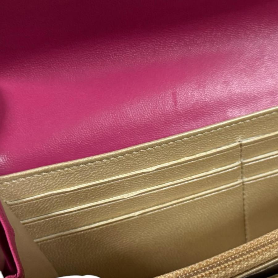 CHANEL（シャネル） カメリア 長財布 レザー A82283 レディース 中古