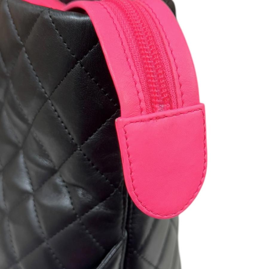 CHANEL（シャネル） カンボン トートバッグ レザー A25169 ブラック