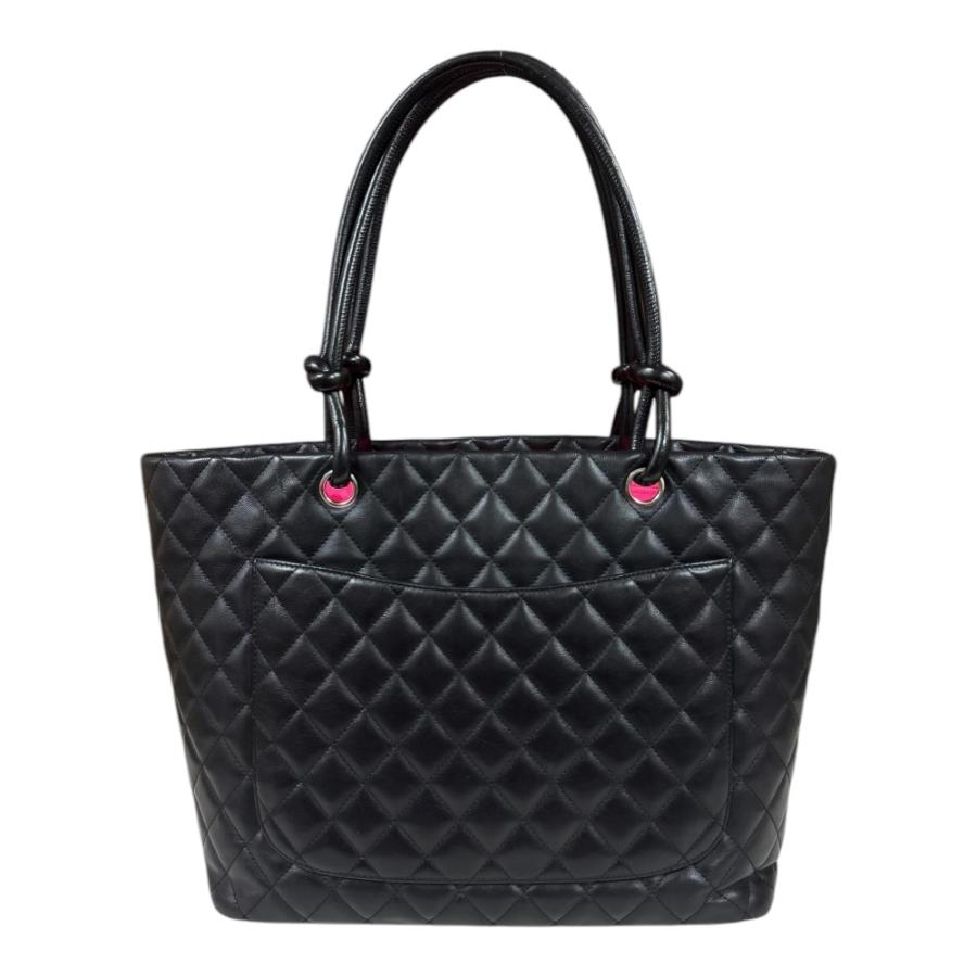CHANEL（シャネル） カンボン トートバッグ レザー A25169 ブラック