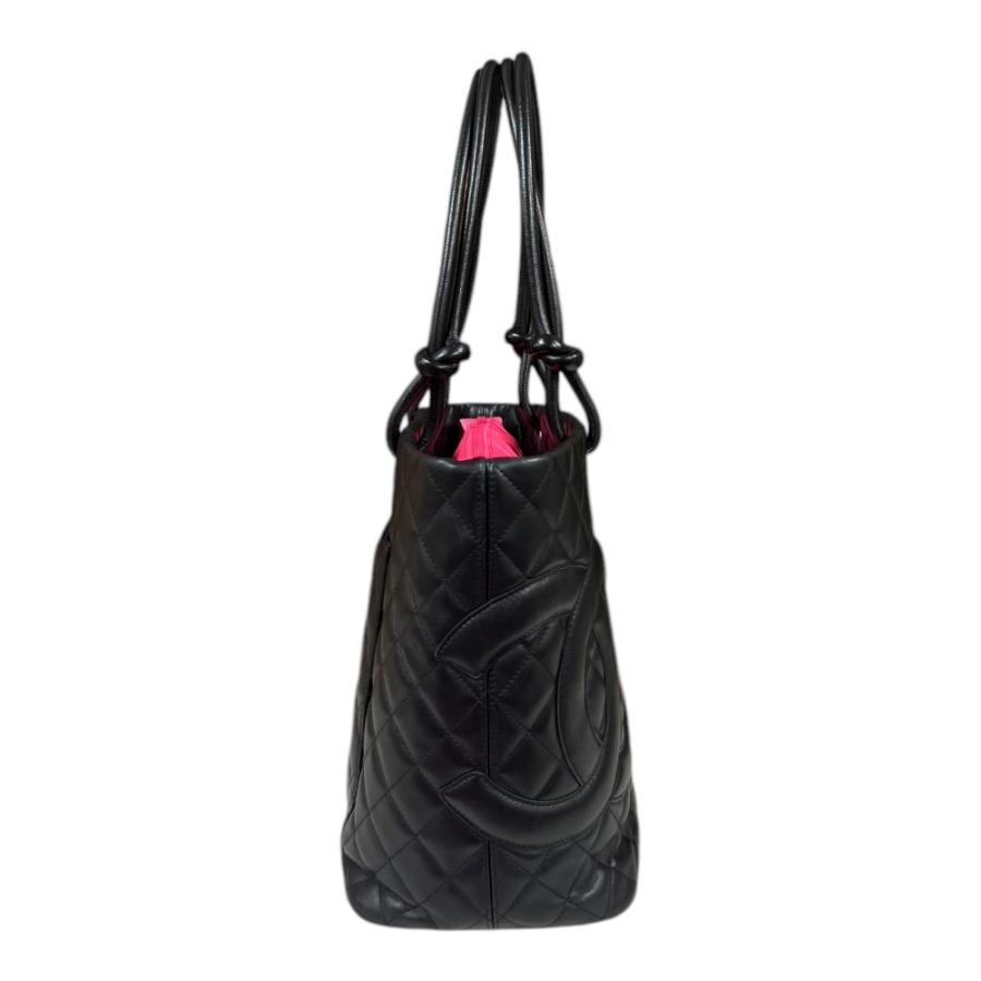 CHANEL（シャネル） カンボン トートバッグ レザー A25169 ブラック
