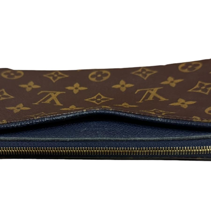 ルイヴィトン パラスクラッチ モノグラム ショルダーバッグ モノグラムキャンバス M44058 ブラウン レディース LOUIS VUITTON  中古 LOUIS VUITTON（ルイ・ヴィトン） パラスクラッチ モノグラム