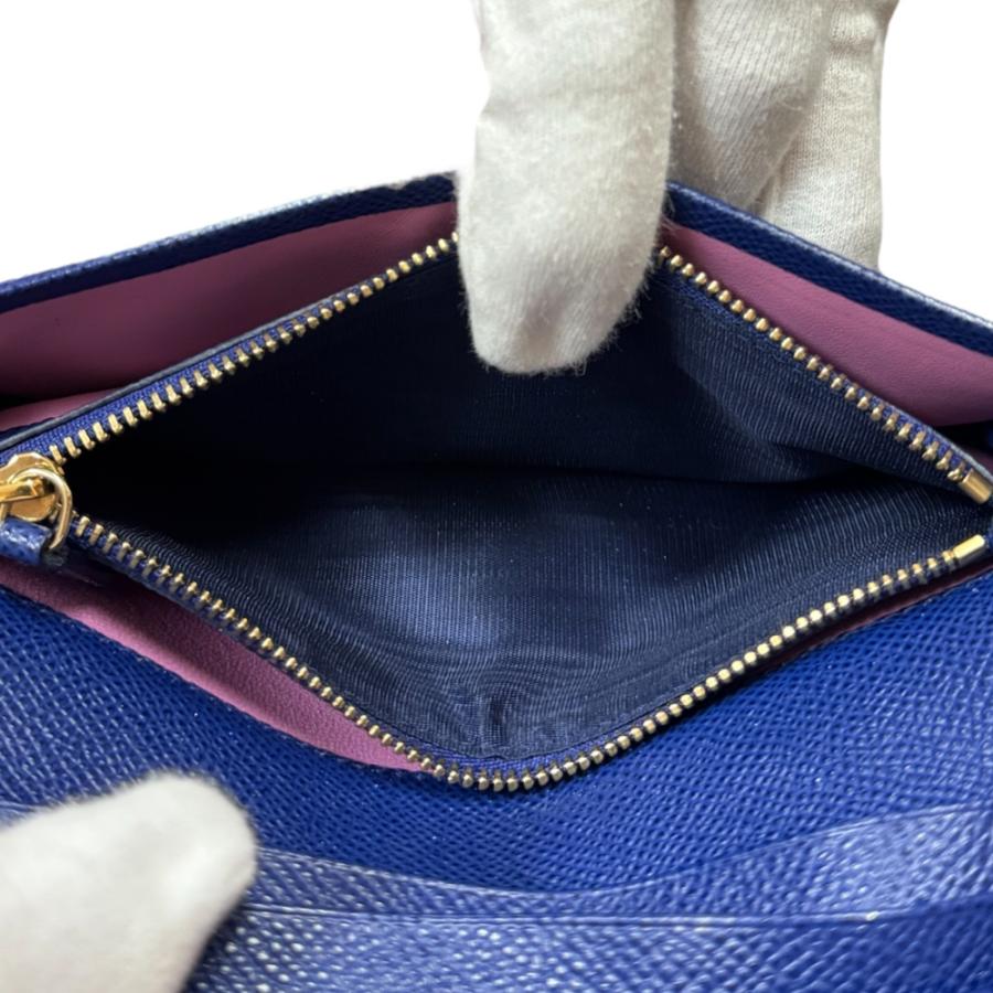 BVLGARI（ブルガリ） ロゴクリップ ブルガリブルガリ 長財布 レザー 