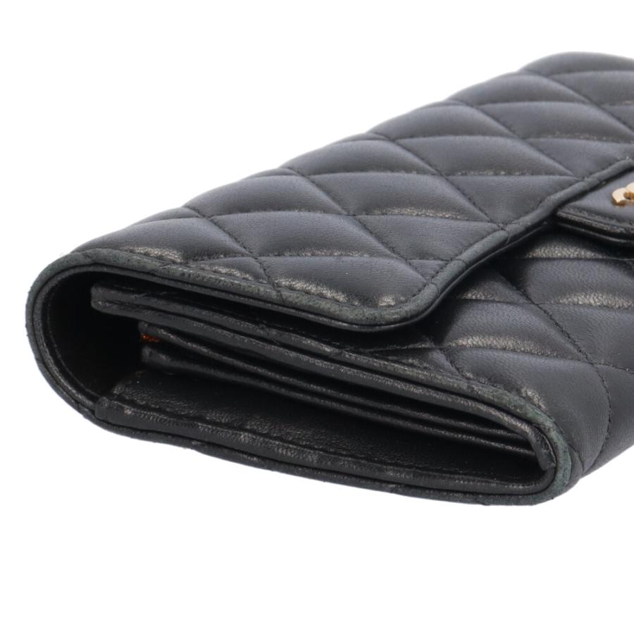 CHANEL（シャネル） クラシックロングフラップウォレット マトラッセ