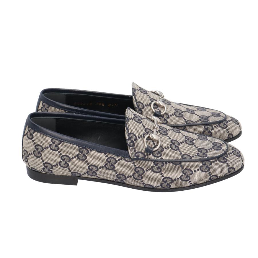 新品未使用 GUCCI ローファーGGキャンバス ホースビット 693213 GUCCI（グッチ） ホースビット ローファー GGキャンバス 693213