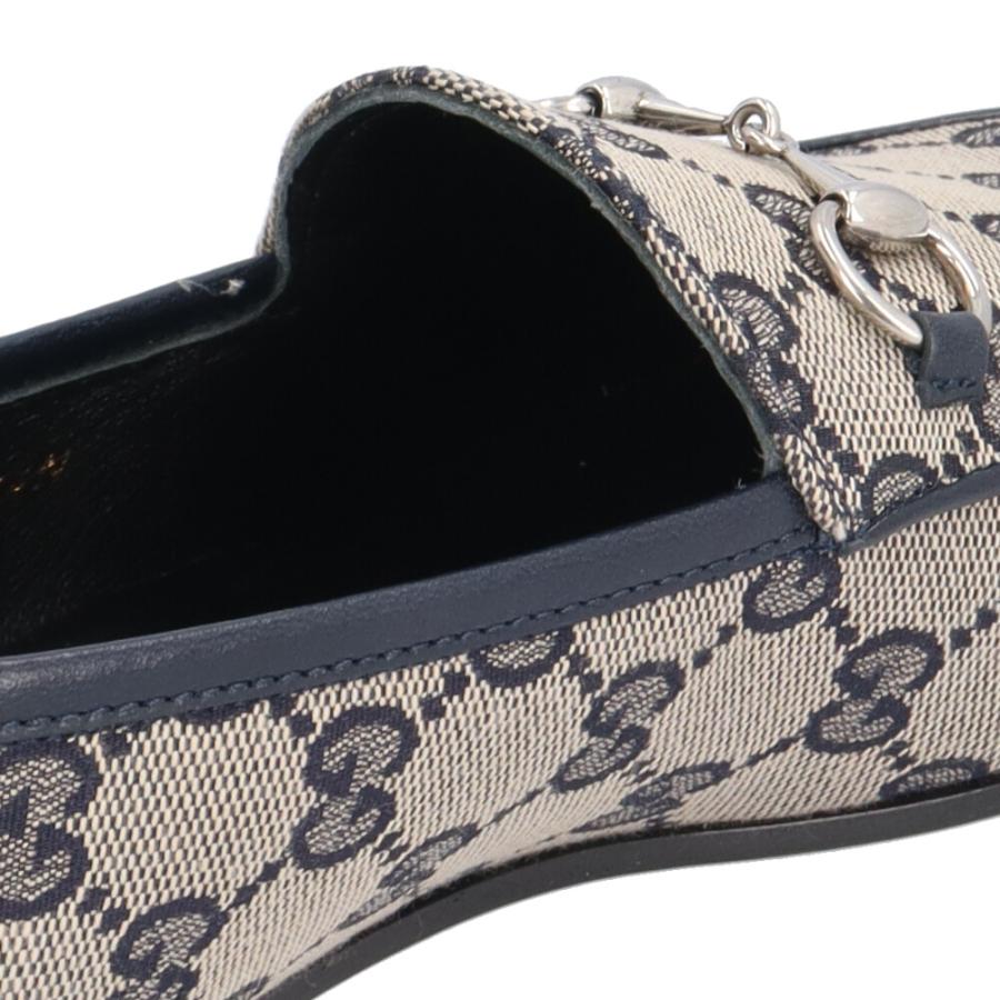 GUCCI（グッチ） ホースビット ローファー GGキャンバス 693213