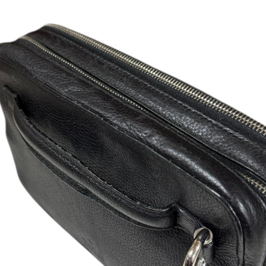 GUCCI（グッチ） クラッチバッグ レザー 256076 ブラック メンズ 中古