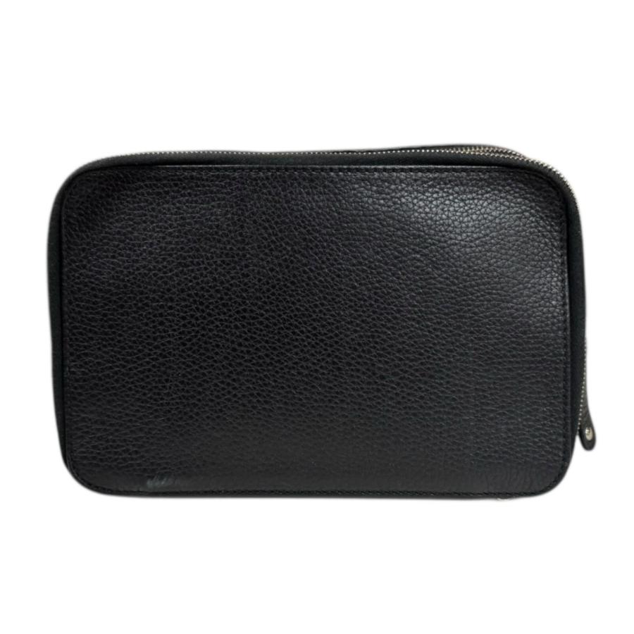 GUCCI（グッチ） クラッチバッグ レザー 256076 ブラック メンズ 中古