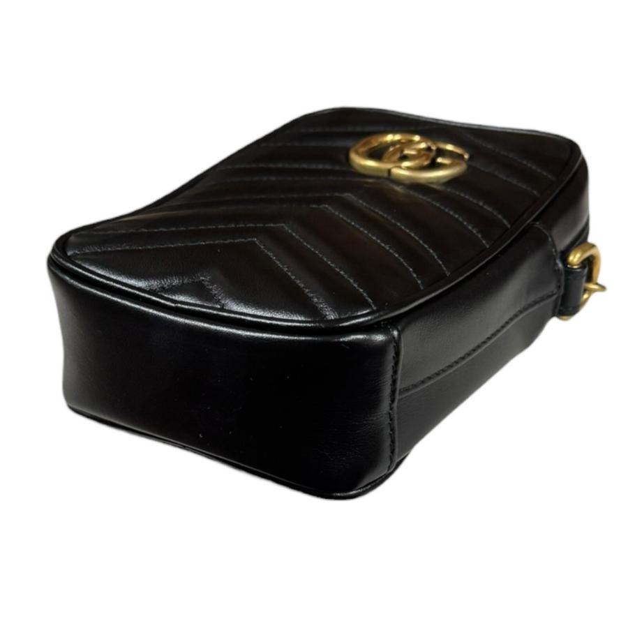 GUCCI（グッチ） GGマーモント ショルダーバッグ レザー 598597