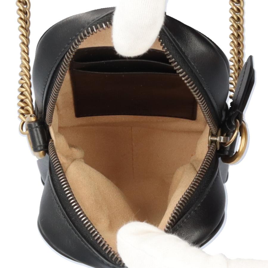 GUCCI（グッチ） GGマーモント ショルダーバッグ レザー 598597