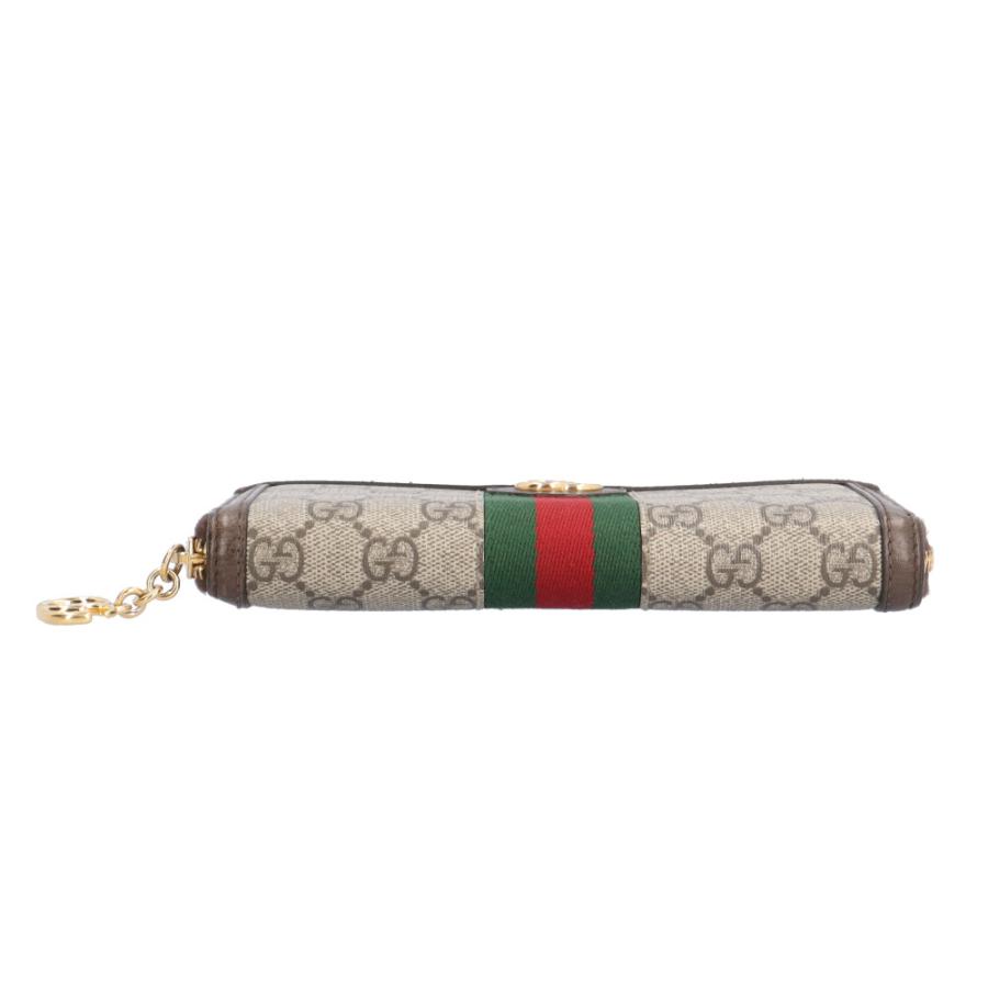 グッチ GGジップ アラウンドウォレット オフィディア 長財布 GGスプリームキャンバス 523154 レディース GUCCI  中古 GUCCI（グッチ） GGジップ アラウンドウォレット オフィディア 長財布
