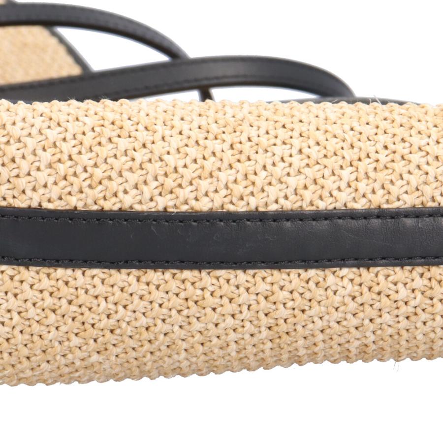 ルイ ヴィトン LOUIS VUITTON ショルダーバッグ トートバッグ サンジャック ラフィア/レザー ベージュ/ブラック レディース M59808 送料無料【中古】 z6947 LOUIS VUITTON - ルイ ヴィトン LOUIS VUITTON ショルダーバッグ
