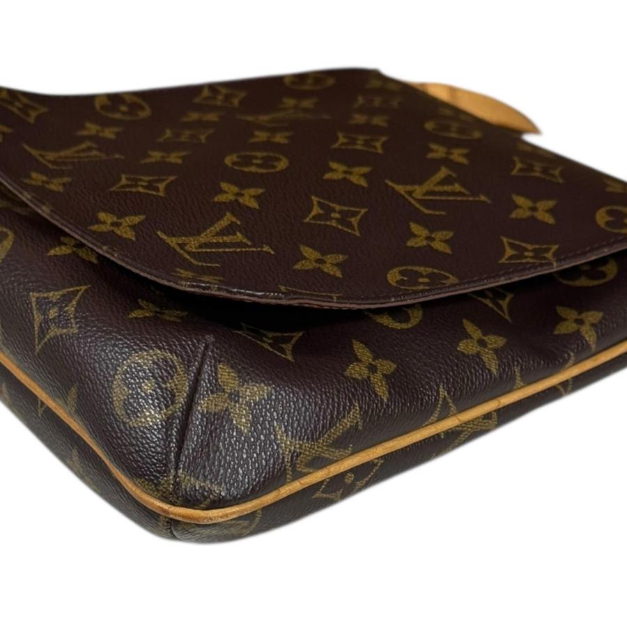 本物 ルイヴィトン LOUIS VUITTON LV ミュゼット サルサショート モノグラム ショルダーバッグ ブラウン M51258 Musette ビトン バッグ 中古 LOUIS VUITTON（ルイ・ヴィトン） ミュゼットサルサ ショート