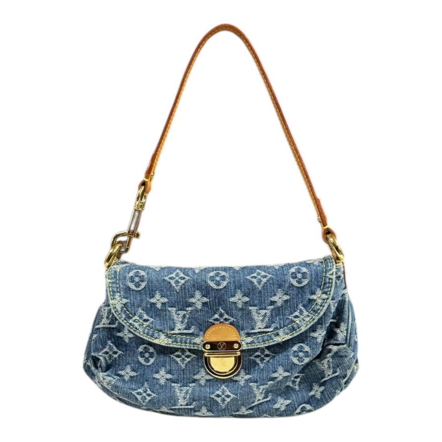 LOUIS VUITTON モノグラム ハンドバッグ ミニバッグ LOUIS VUITTON（ルイ・ヴィトン） ミニプリーティ モノグラムデニム