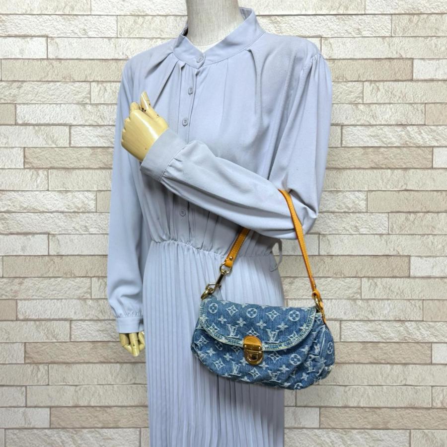 LOUIS VUITTON（ルイ・ヴィトン） ミニプリーティ モノグラムデニム