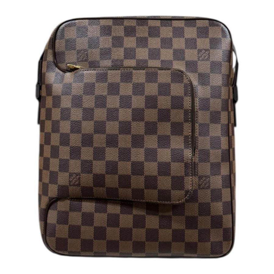 ルイヴィトン オラフMM ダミエ ショルダーバッグ ダミエキャンバス N41441 ブラウン ユニセックス LOUIS VUITTON  中古 LOUIS VUITTON（ルイ・ヴィトン） オラフMM ダミエ ショルダーバッグ