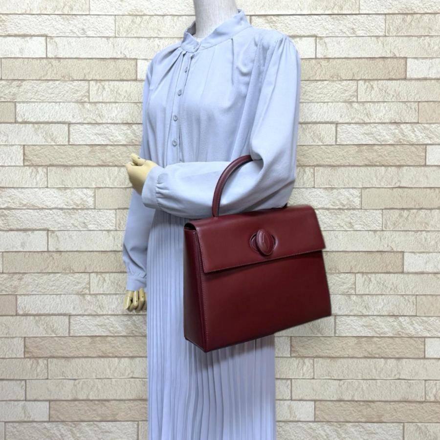 Cartier（カルティエ） マスト ドゥ マストライン ハンドバッグ レザー