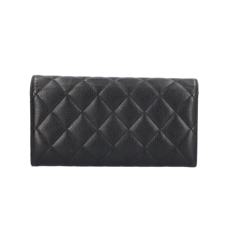 シャネル マトラッセ 長財布 キャビアスキン A50096 レディース CHANEL  中古 CHANEL（シャネル） マトラッセ 長財布 キャビアスキン A50096