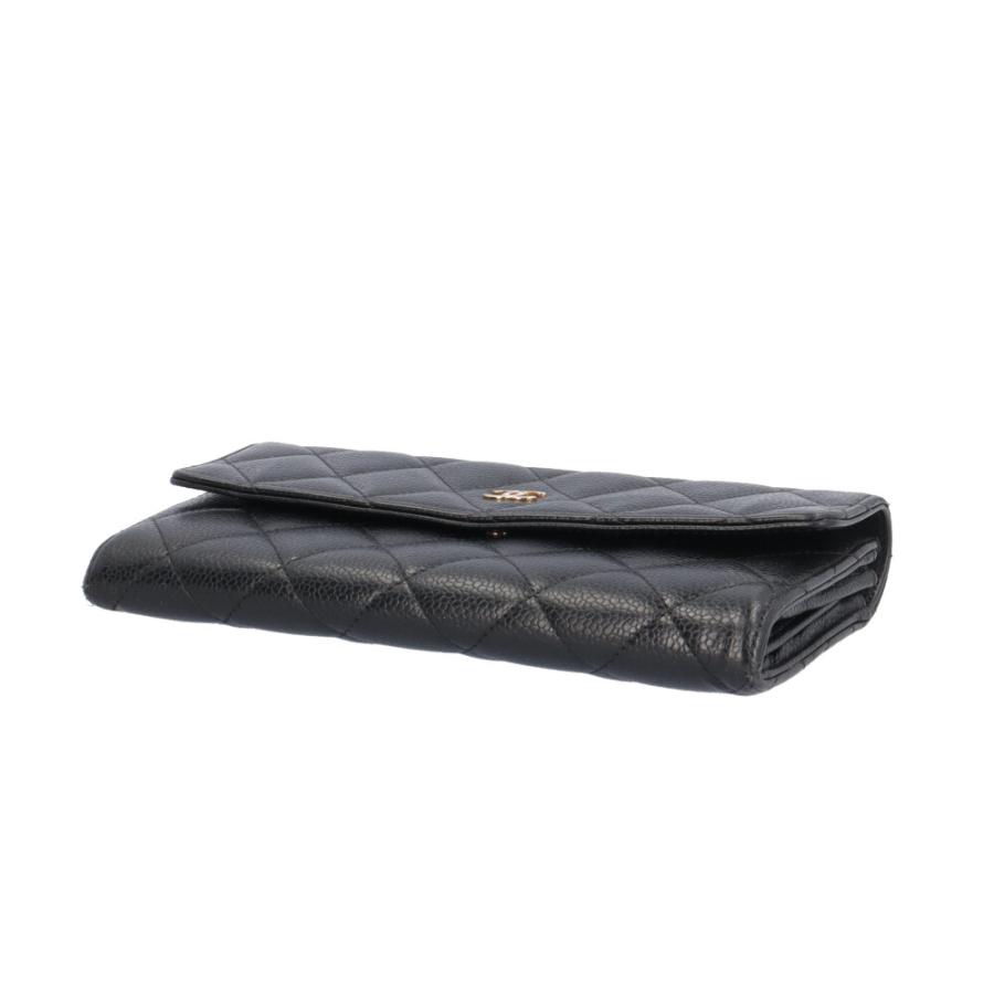 CHANEL（シャネル） マトラッセ 長財布 キャビアスキン A50096