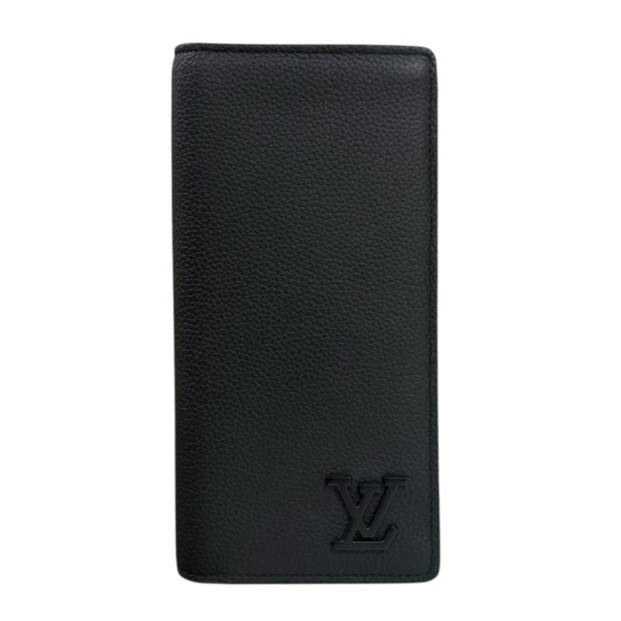 ★最終価格★SALE【5ec3799】ルイヴィトン 長財布 アエログラム ポルトフォイユブラザNM M69980 ブラック【中古】メンズ LOUIS VUITTON（ルイ・ヴィトン） ポルトフォイユ ブラザNM LV