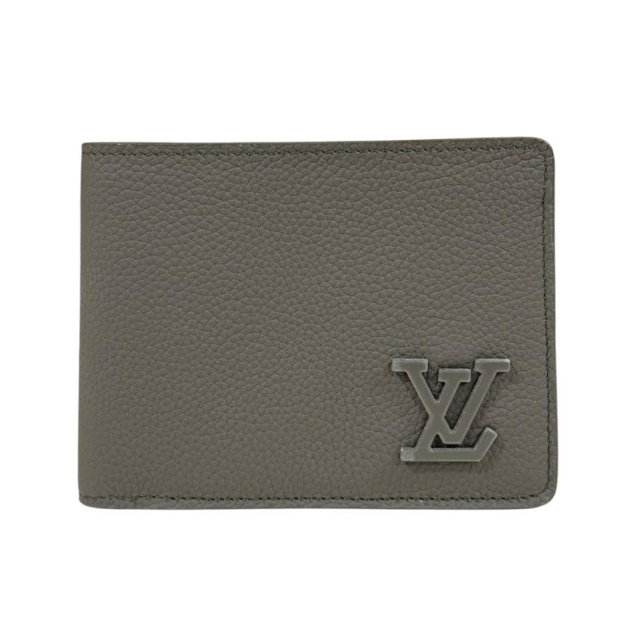 ルイヴィトン ポルトフォイユ・ミュルティプル アエログラム 二つ折り財布 レザー M81734 メンズ LOUIS VUITTON  中古 LOUIS VUITTON（ルイ・ヴィトン） ポルトフォイユ・ミュルティプル