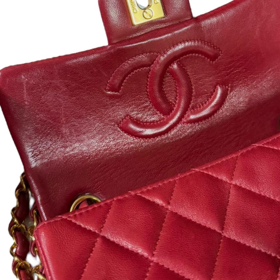 CHANEL（シャネル） ミニマトラッセ ショルダーバッグ ラムスキン