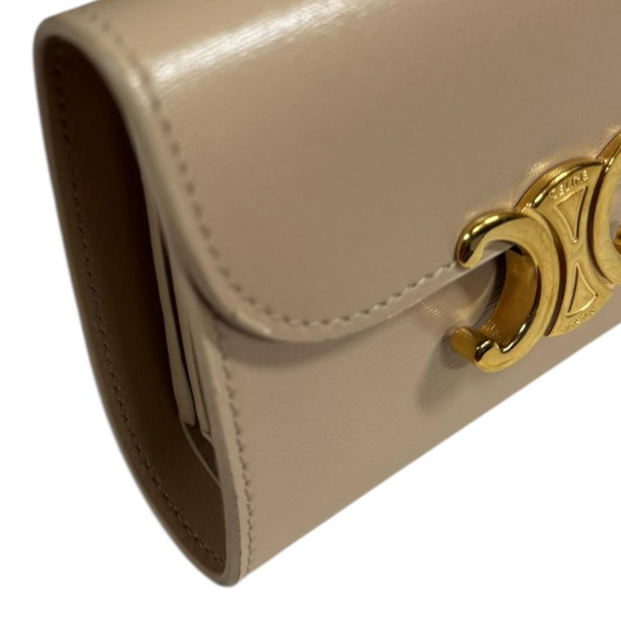 CELINE（セリーヌ） スモールフラップウォレット 三つ折り財布 レザー