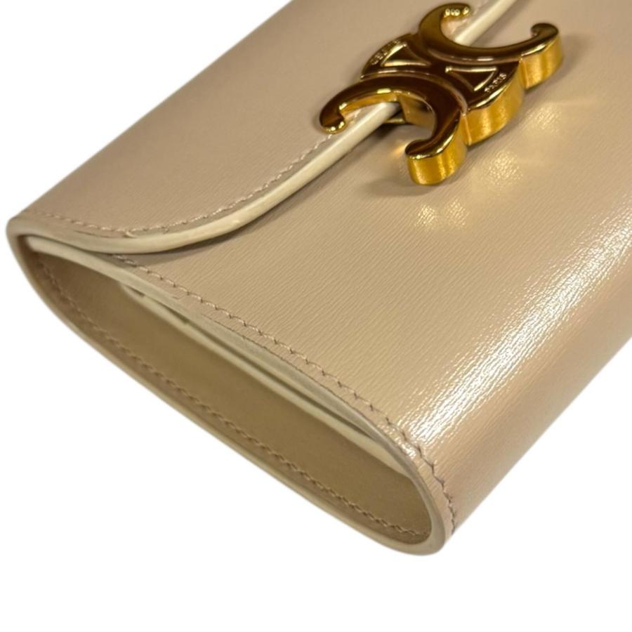CELINE（セリーヌ） スモールフラップウォレット 三つ折り財布 レザー