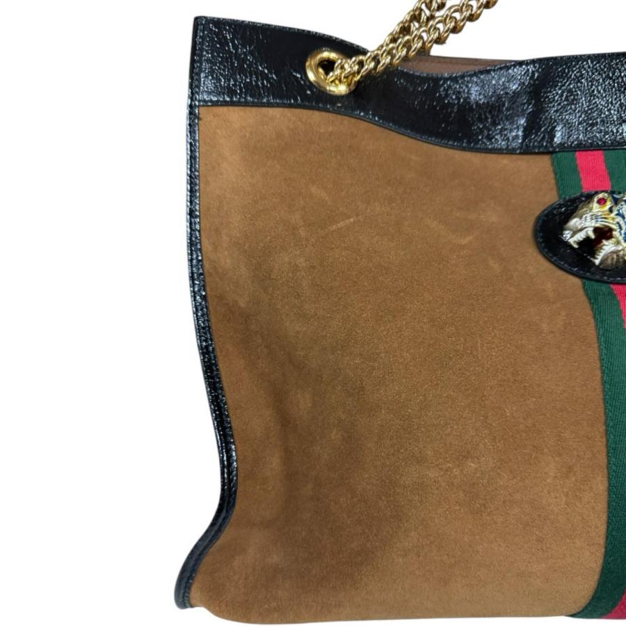 GUCCI ラジャ トートバッグ スウェード GUCCI（グッチ） ラジャ トートバッグ スウェード 537219 ブラウン