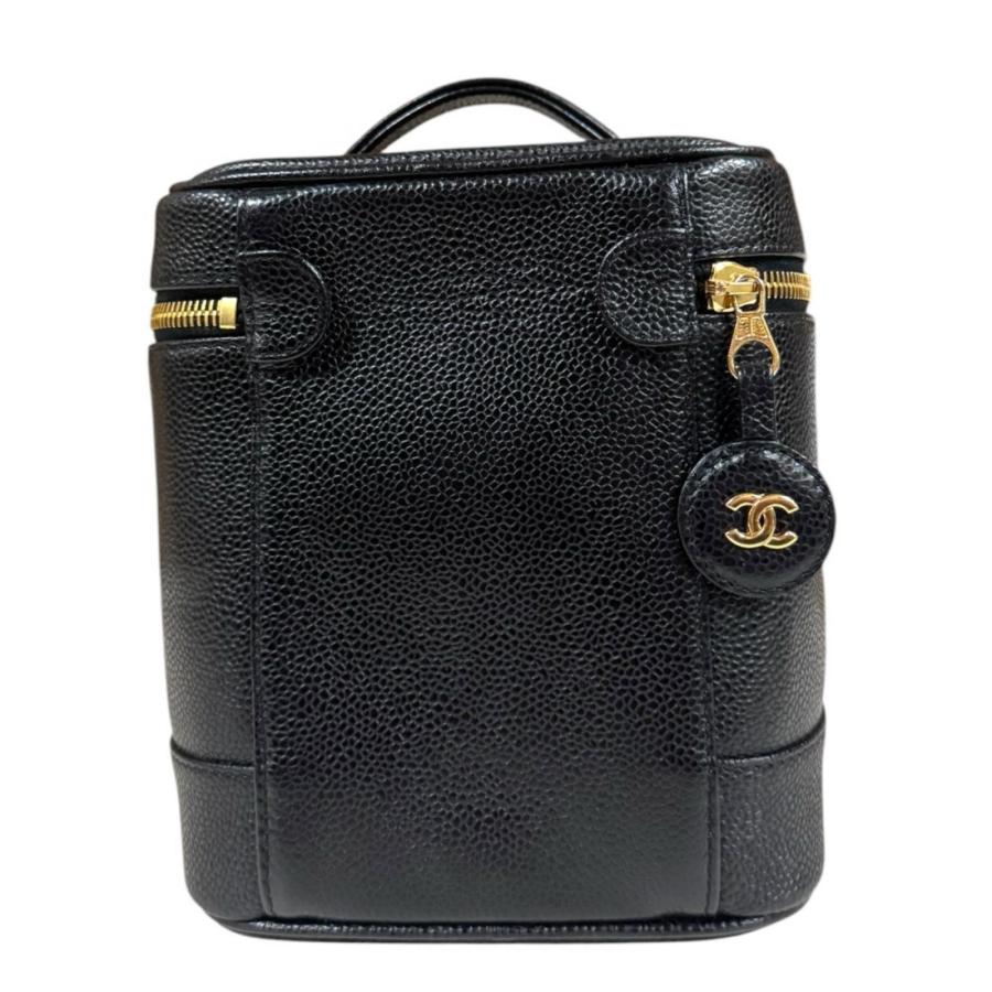 CHANEL（シャネル） 縦型バニティ ココマーク ハンドバッグ キャビア