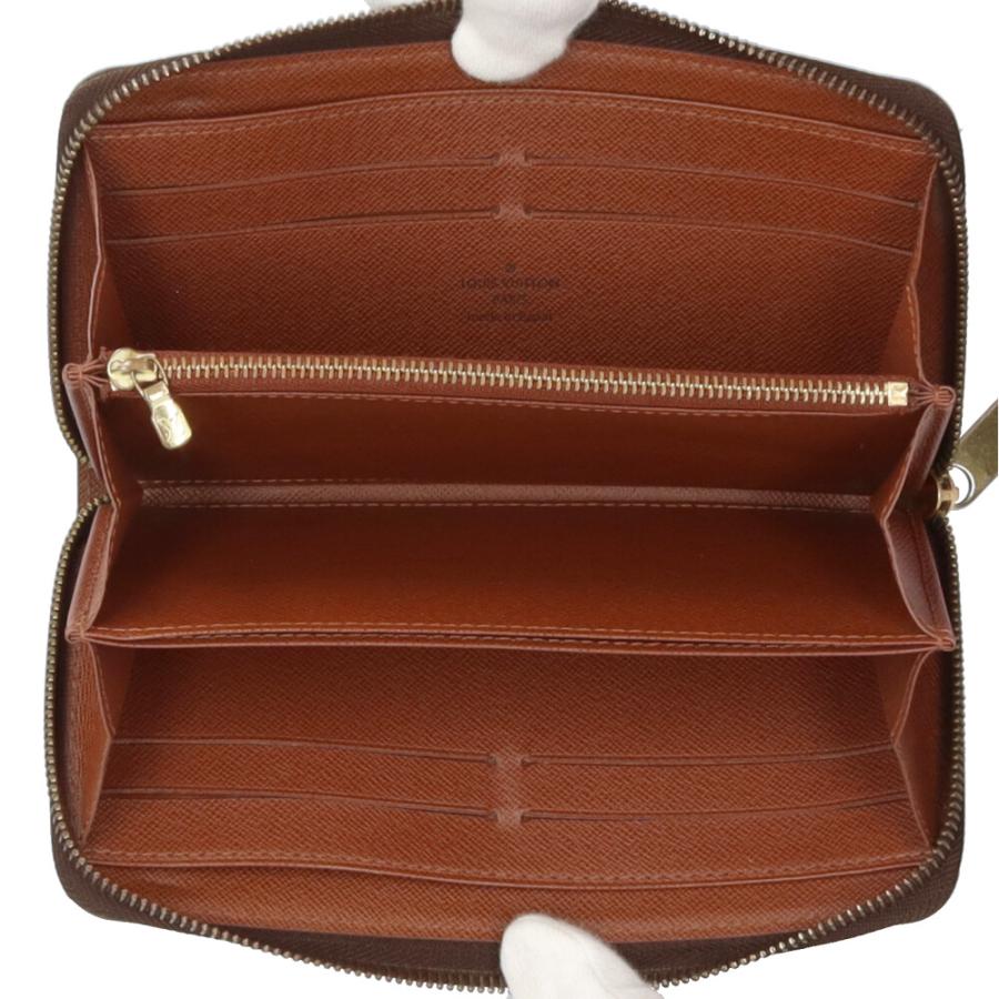 【美品】ルイヴィトン　モノグラム　ジッピーウォレット　長財布　ブラウン LOUIS VUITTON（ルイ・ヴィトン） ジッピーウォレット モノグラム 長