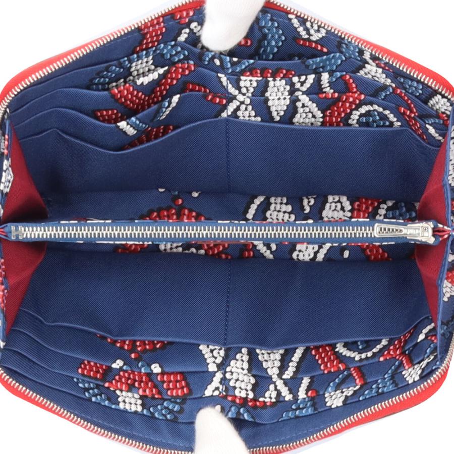 HERMES エルメス アザップロング シルクイン 長財布 ヴォーエプソン  