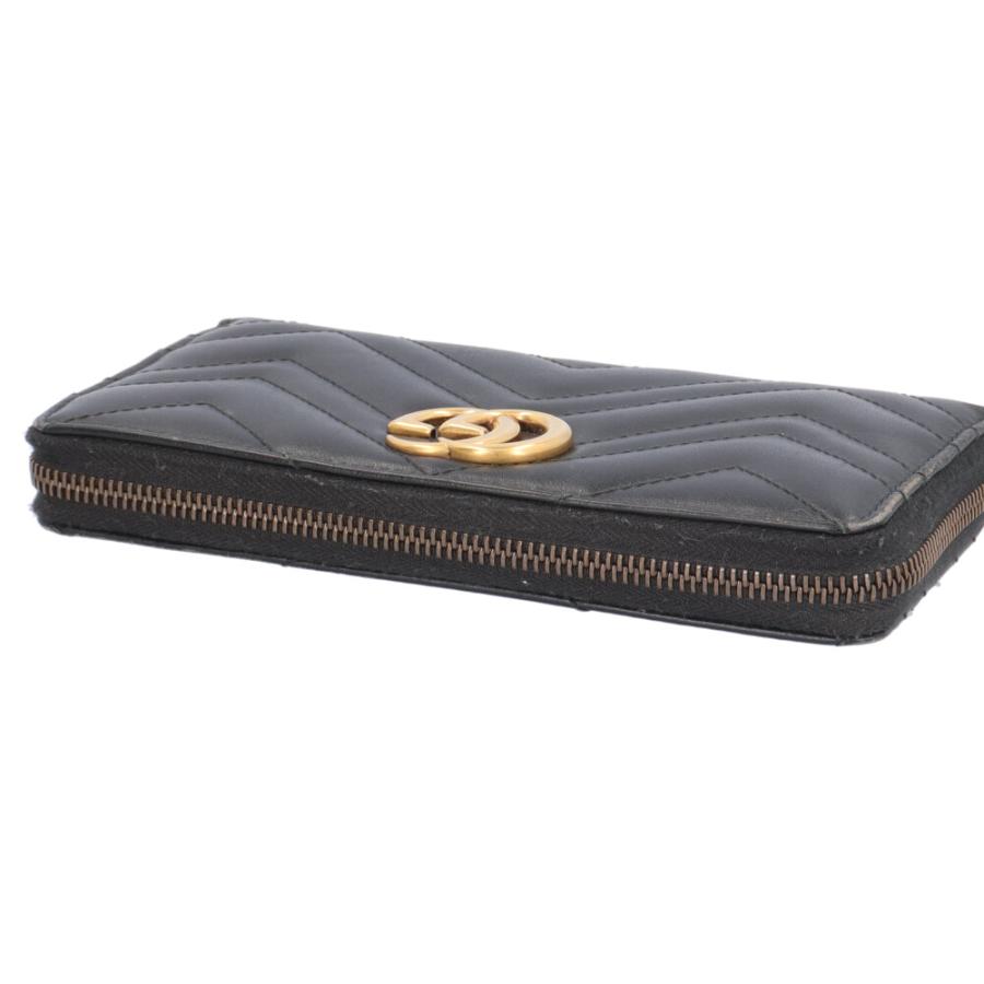 GUCCI（グッチ） ジップアラウンドウォレット GGマーモント 長財布
