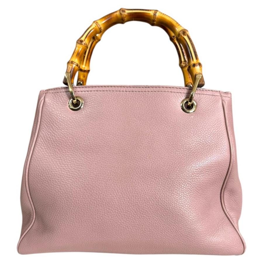 GUCCI（グッチ） バンブー ショルダーバッグ レザー 336032 ピンク